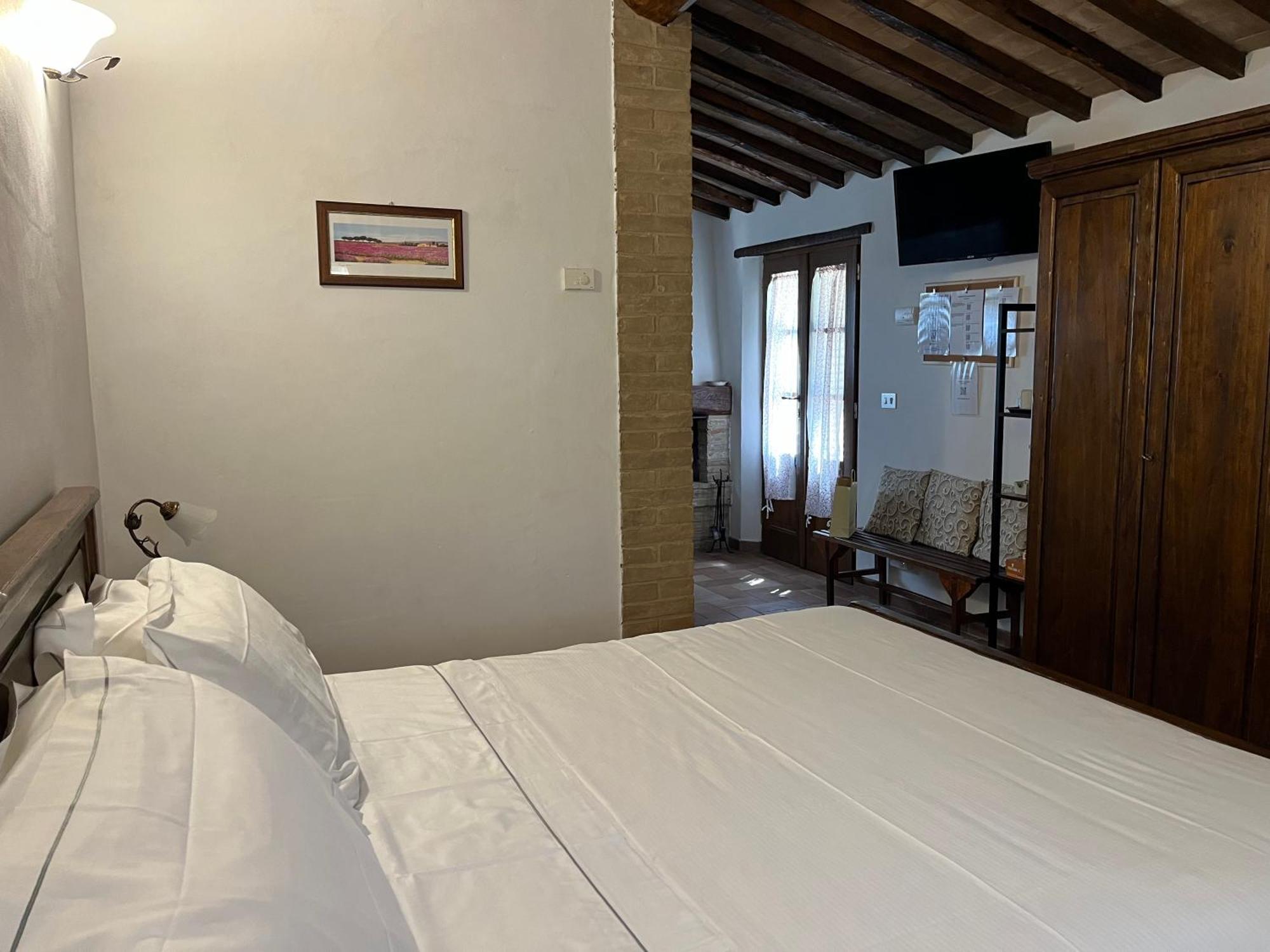 Agriturismo Le Querciole In Val D'Orcia Bagno Vignoni Szoba fotó