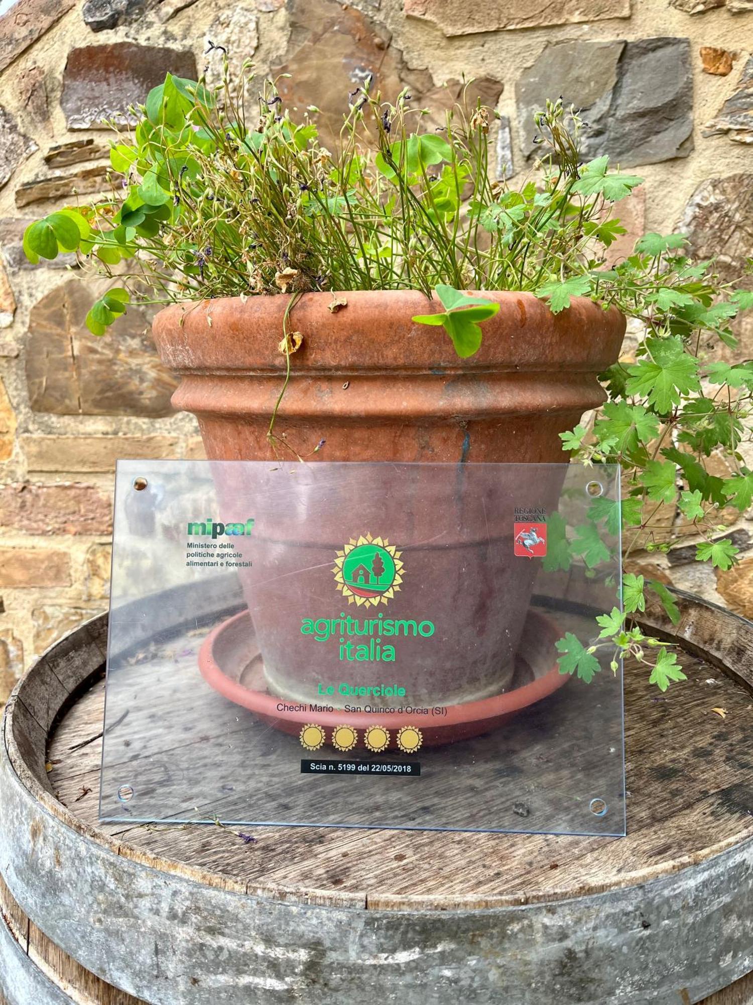 Agriturismo Le Querciole In Val D'Orcia Bagno Vignoni Kültér fotó